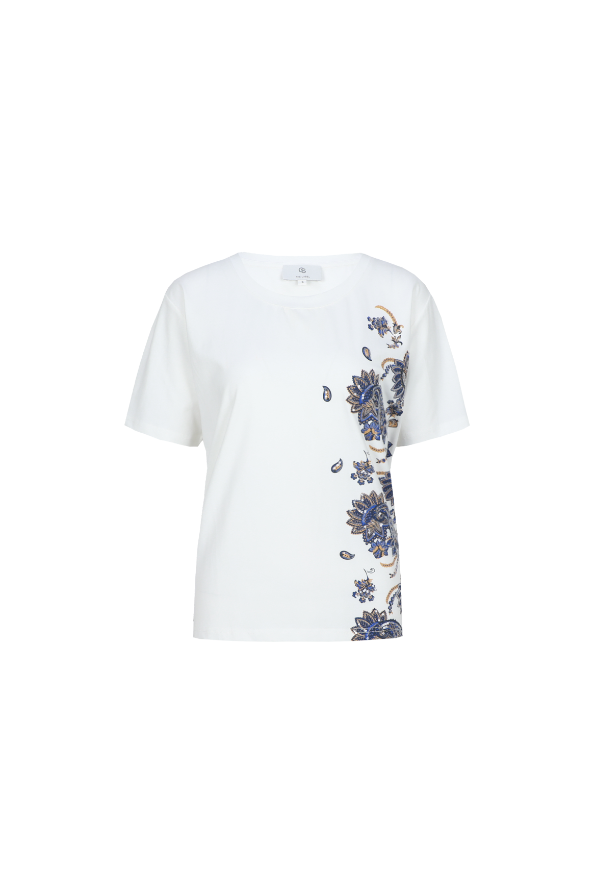 T-shirt imprimé paisley