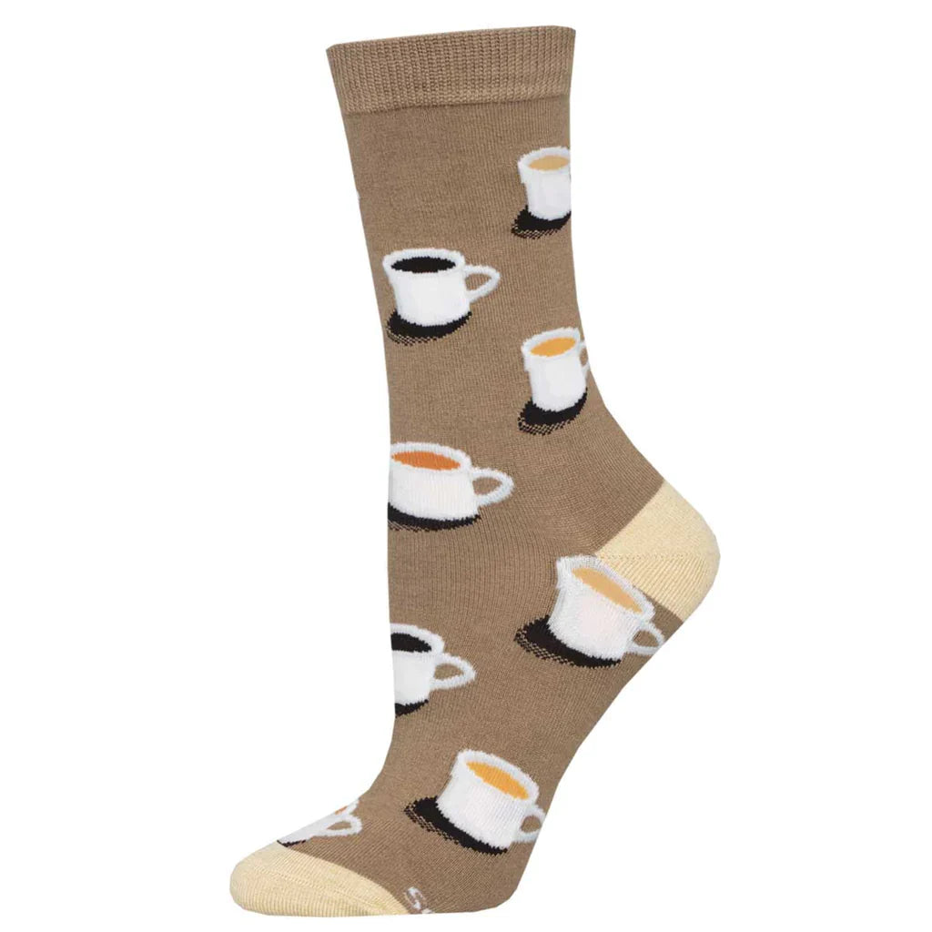 Chaussette en bambou café