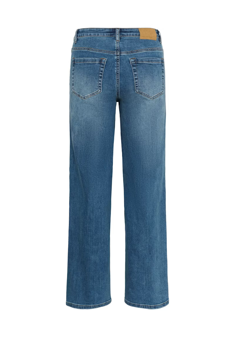 Jean Brook, taille haute, jambe large