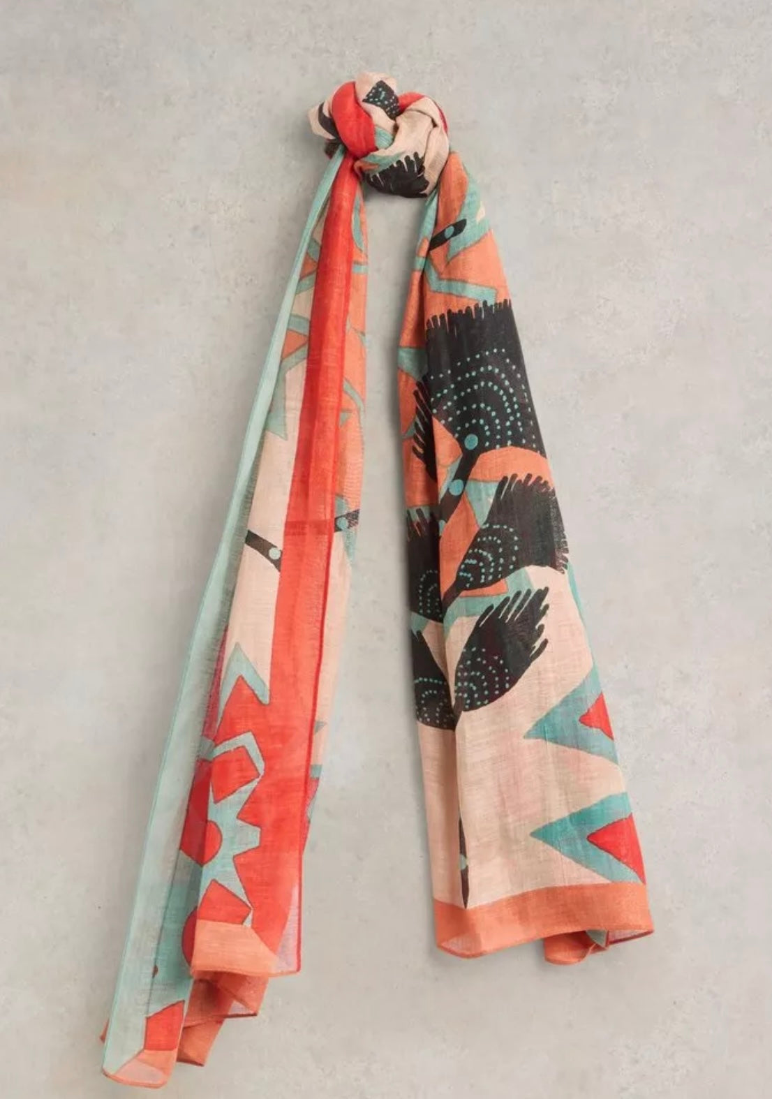 WS Foulard lin et coton organique