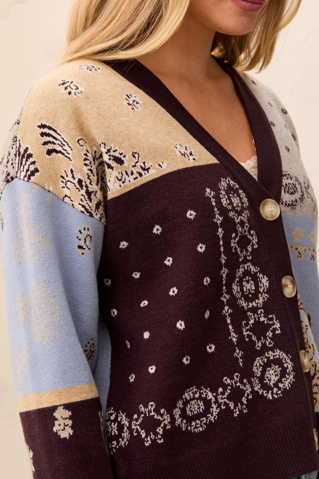Cardigan patchwork
