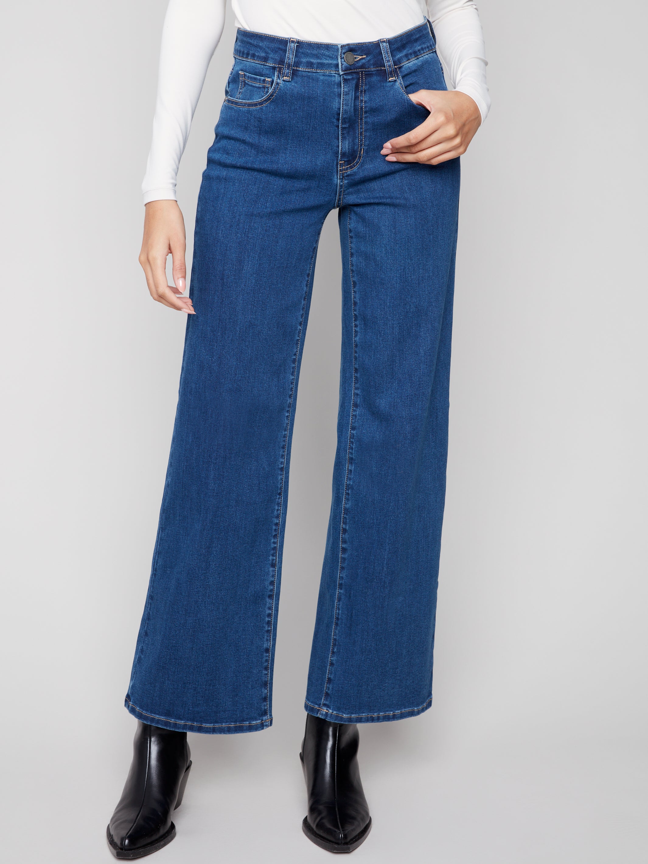 Chandail Chloé jambe large indigo