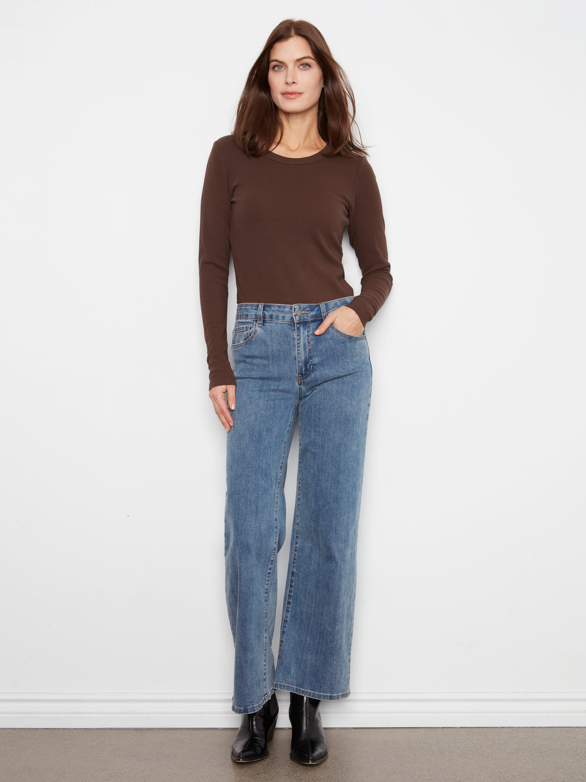 Jean large Céline taille régulière