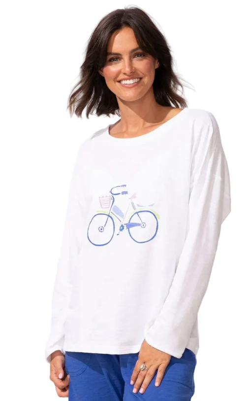 Escape E45301 - Chandail Bicyclette - White
