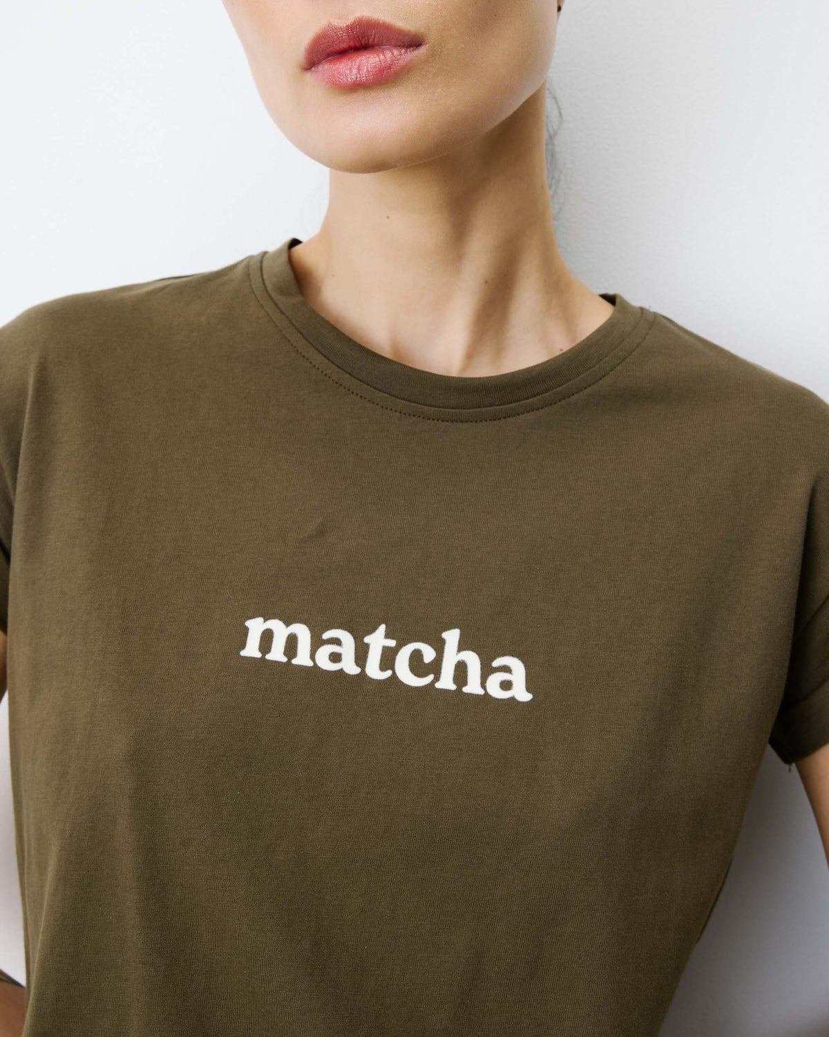 T-shirt Matcha Atlas couleur kaki