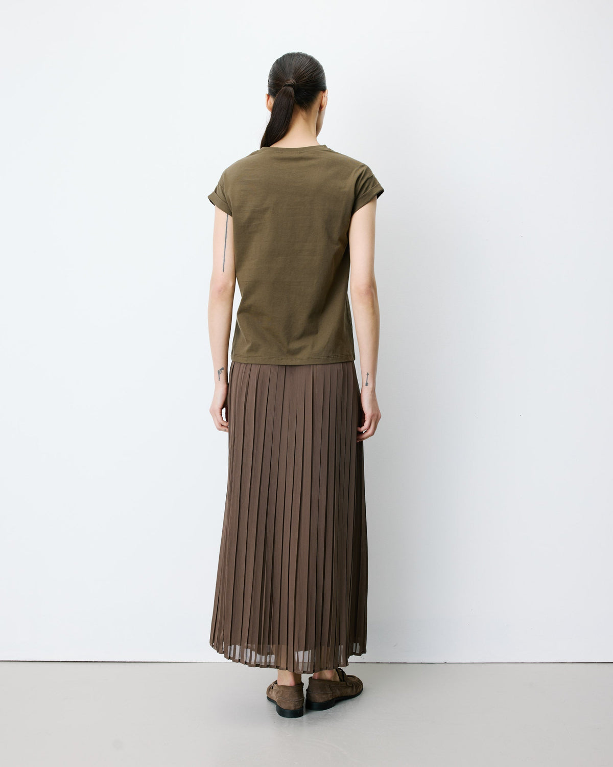 T-shirt Matcha Atlas couleur kaki