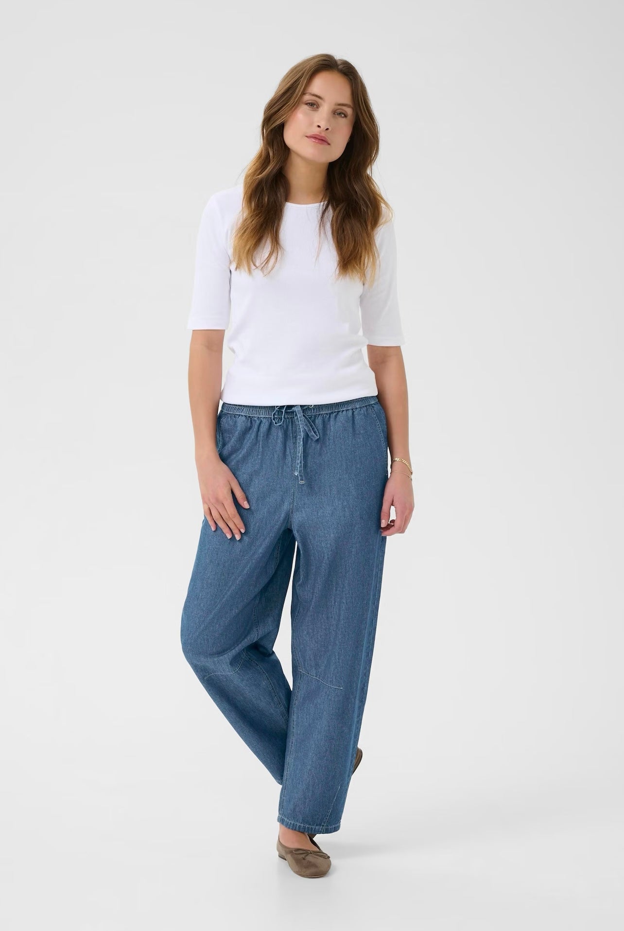 Luise jeans Barrel taille élastique