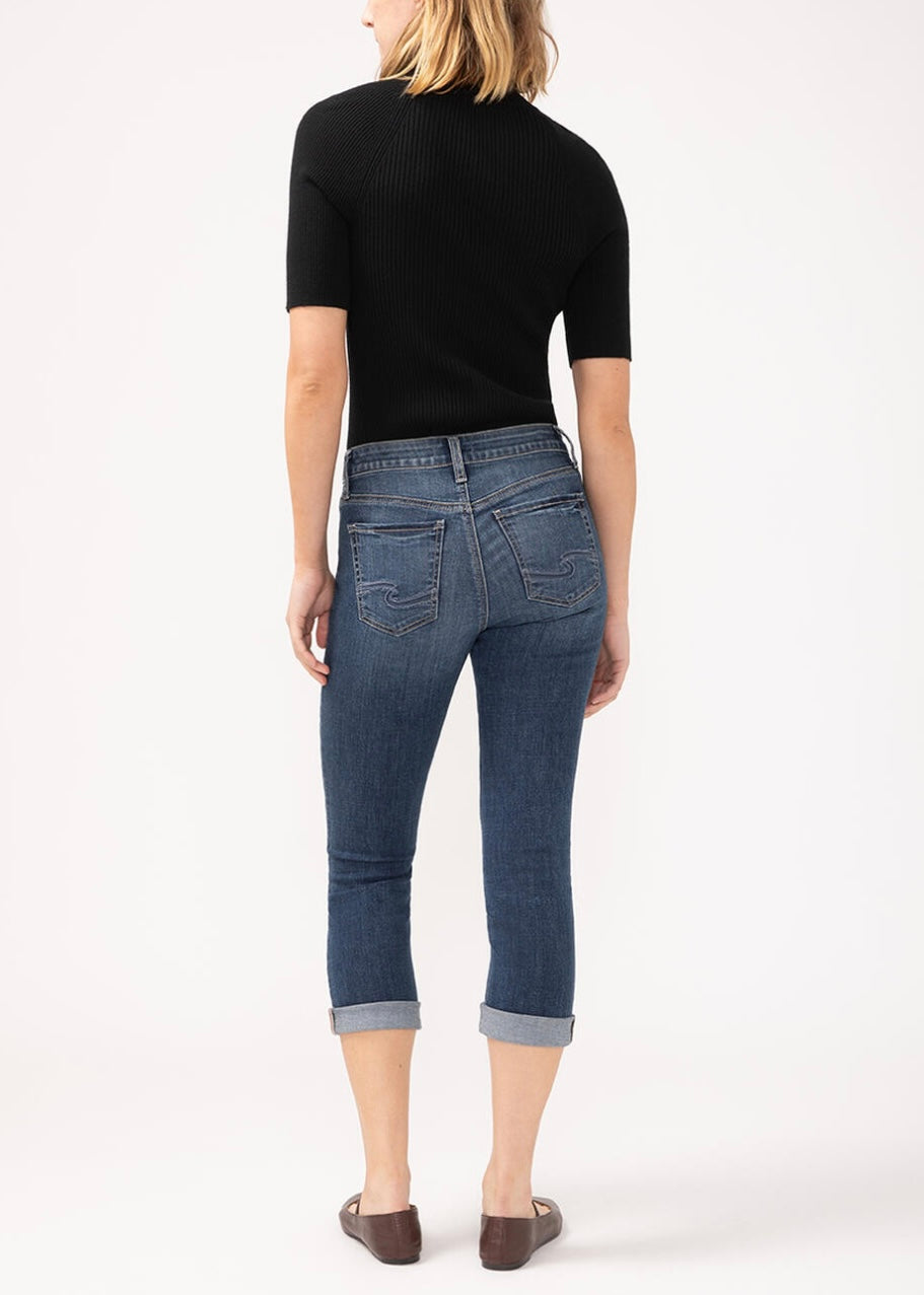 Suki capri, taille moyenne, luxe stretch