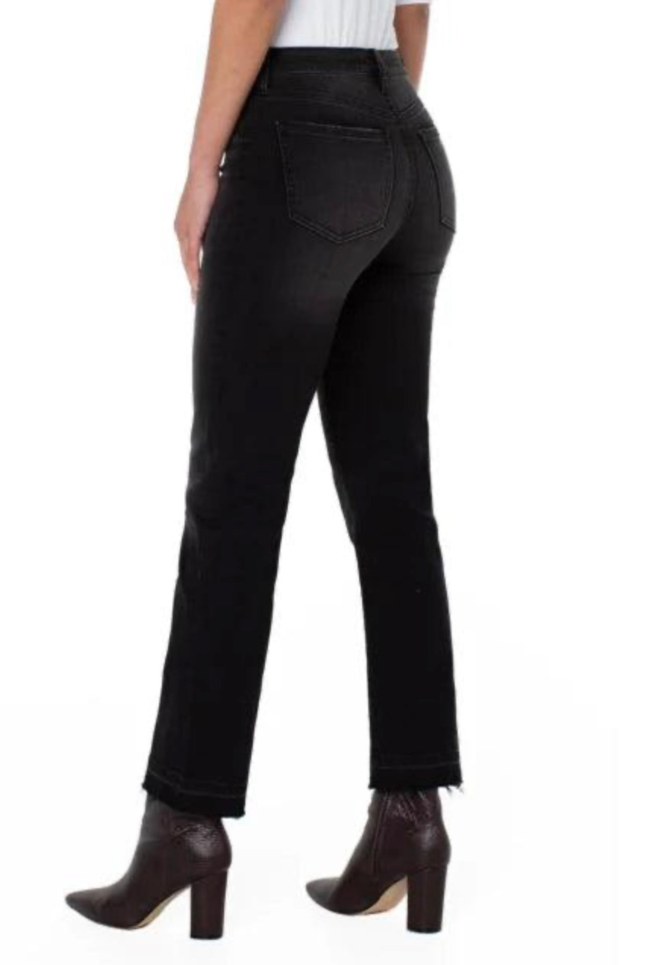 Jeans Kennedy, taille haute, jambe droite