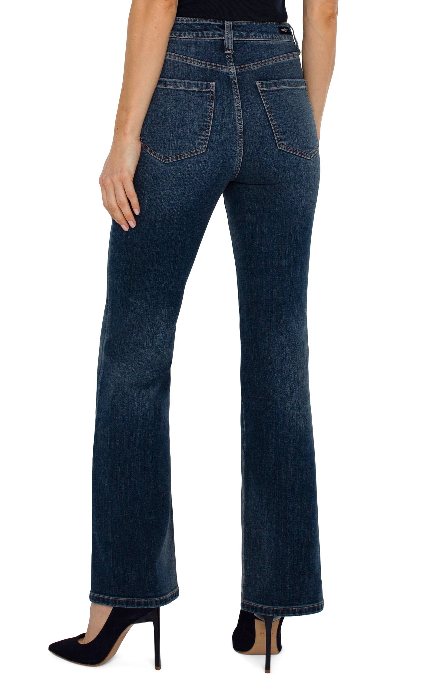 Jeans Lucy, coupe bottillon, taille haute