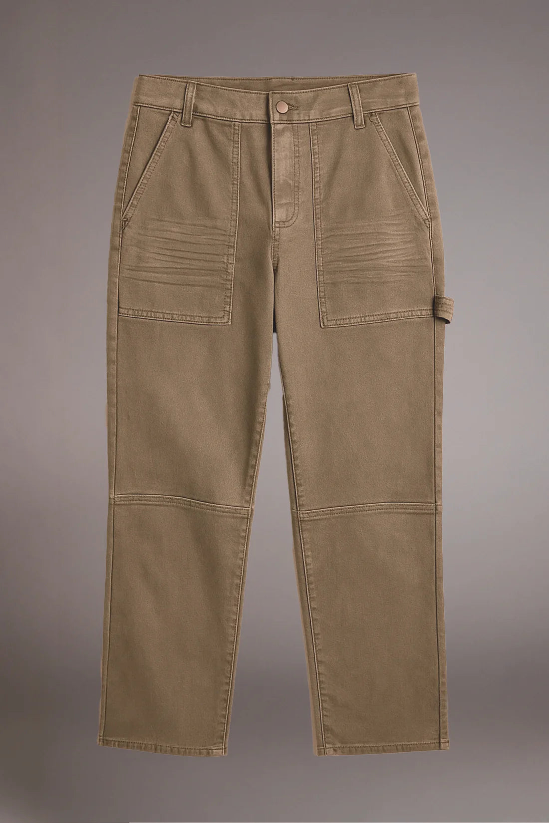 Jeans charpentier olive