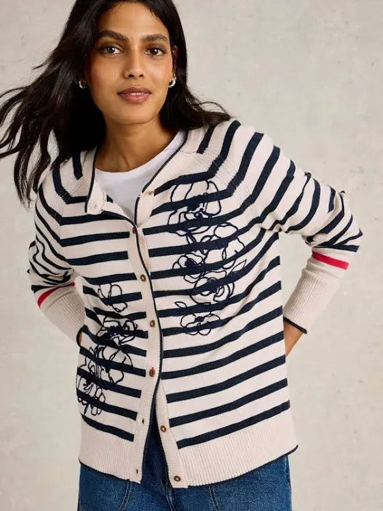 Cardigan Lulu avec broderies