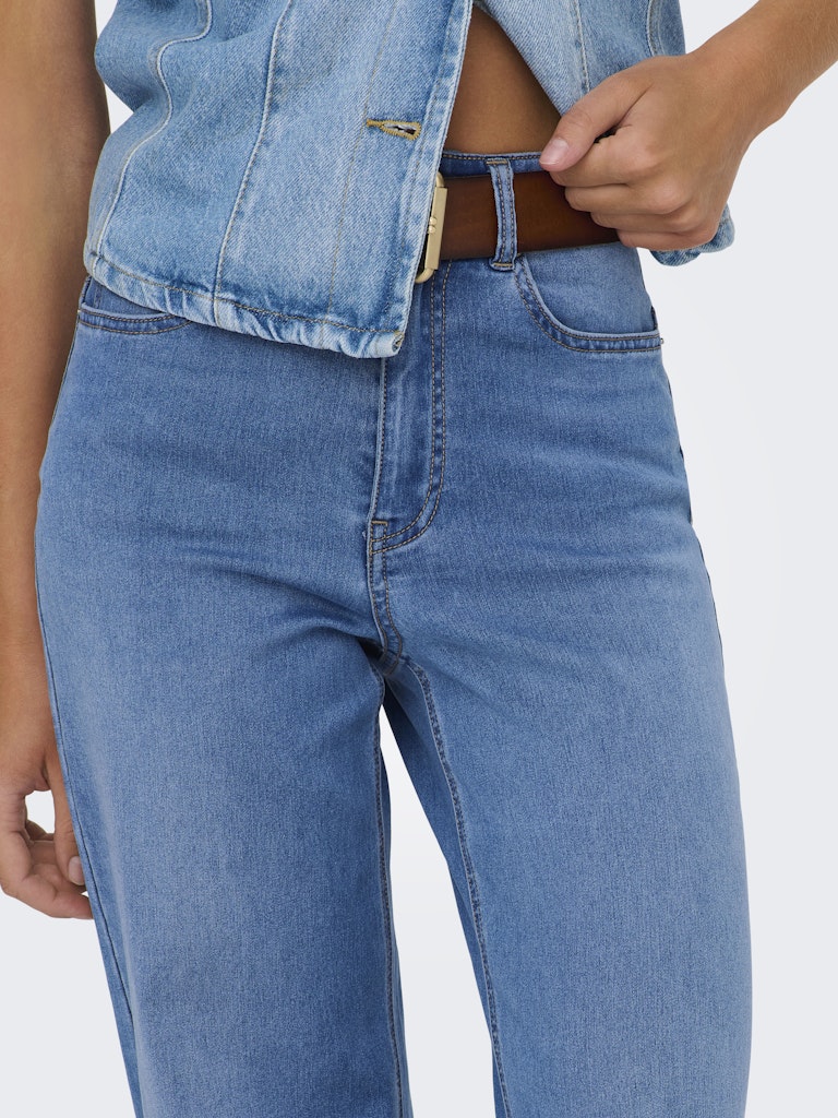 MADISON-ROYAL Jean taille haute, jambe large