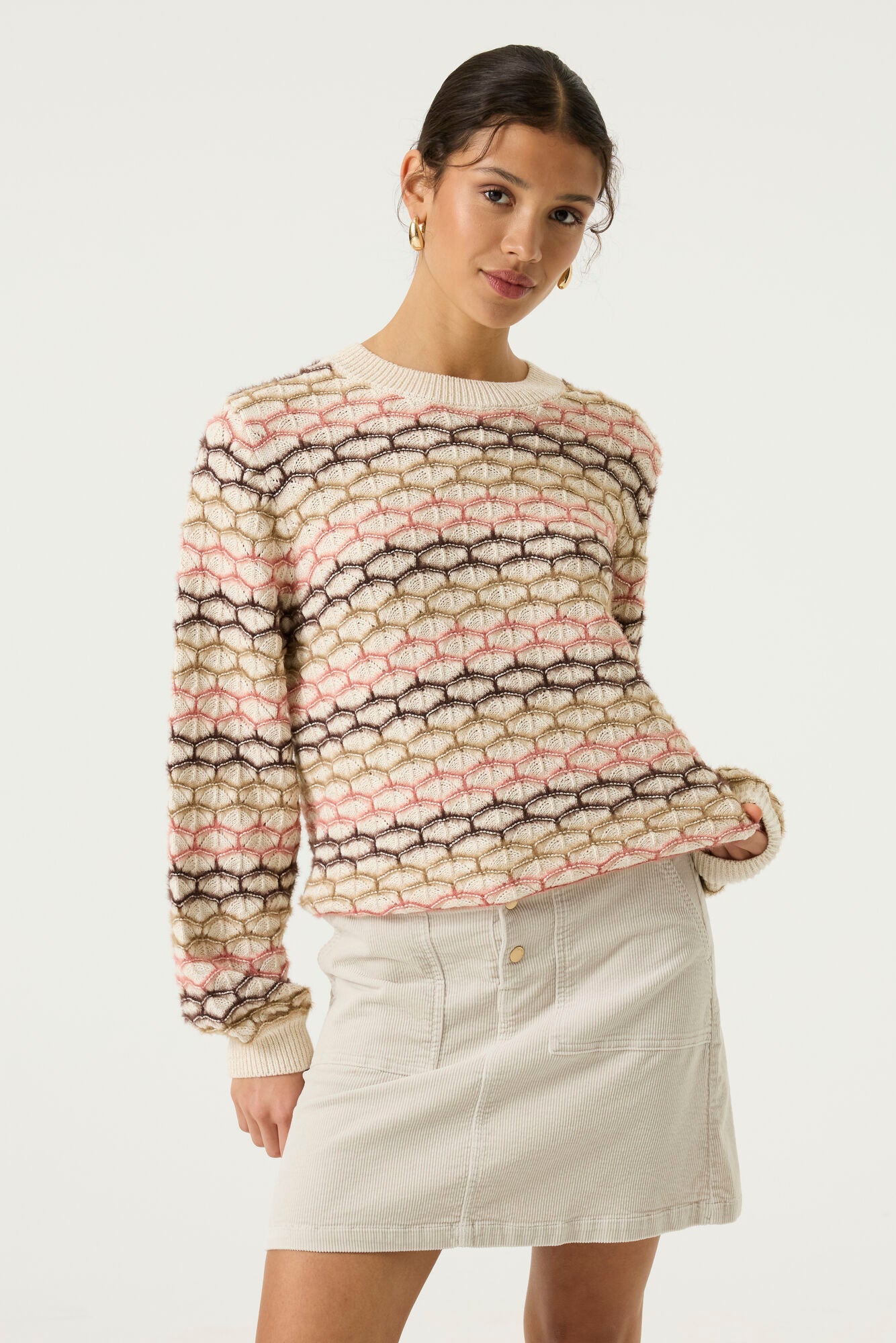 Pull nid d'abeille