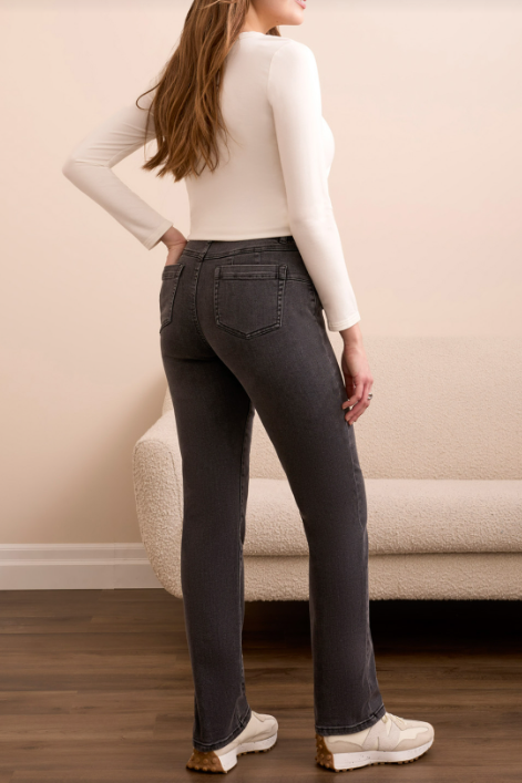 Sophia jeans pull on, jambe droite, choix de couleurs
