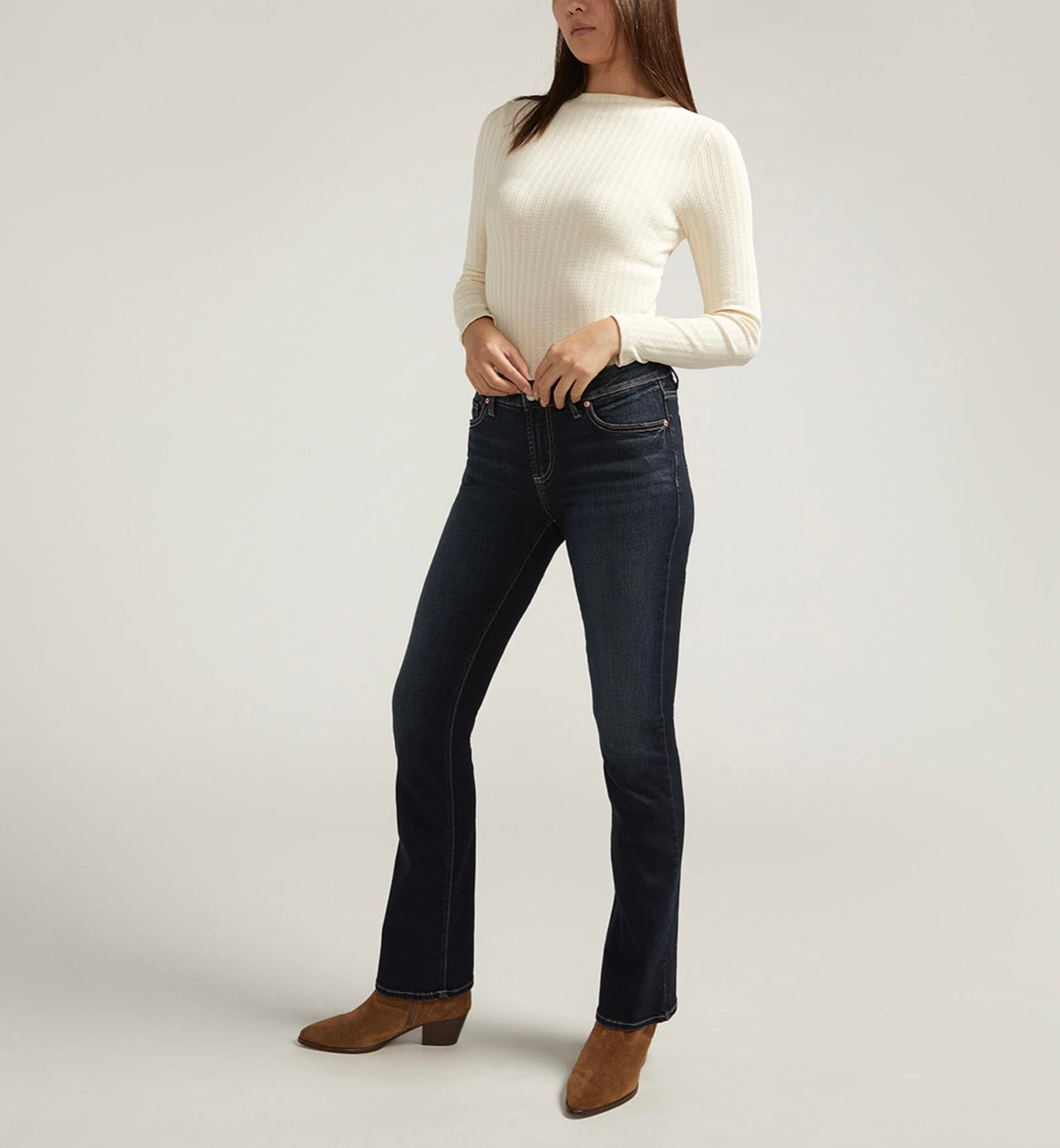 Elyse jambe étroite, semi-évasée (slim boot)