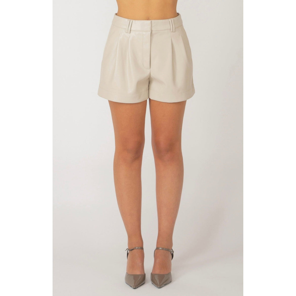 BT Short faux cuir