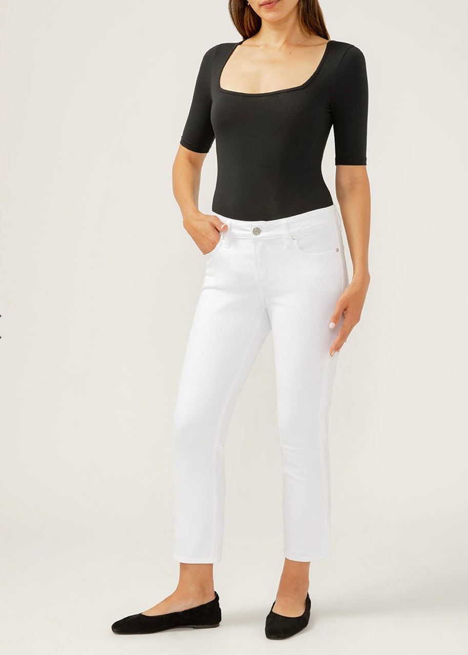 Elyse capri blanc