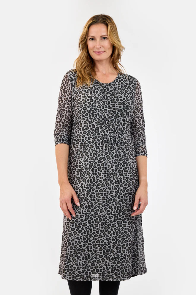 BTX Robe avec imprimé animal