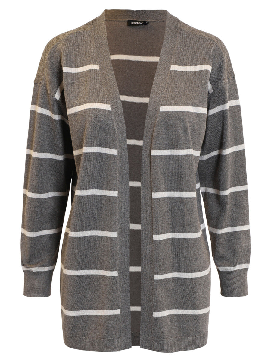 JEN Cardigan long rayé