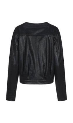 Veste noire lustrée Ifra