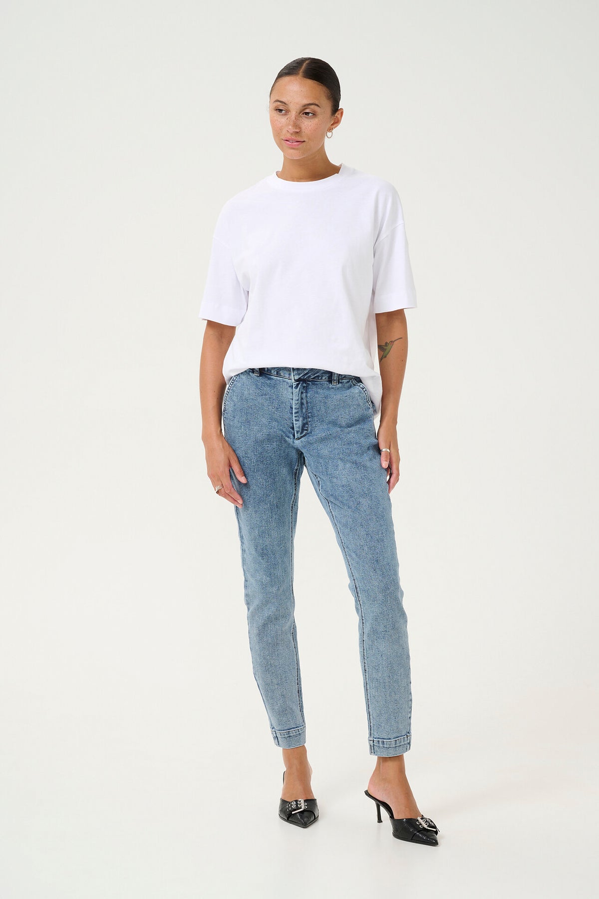 KA Lea jeans slim, à la cheville