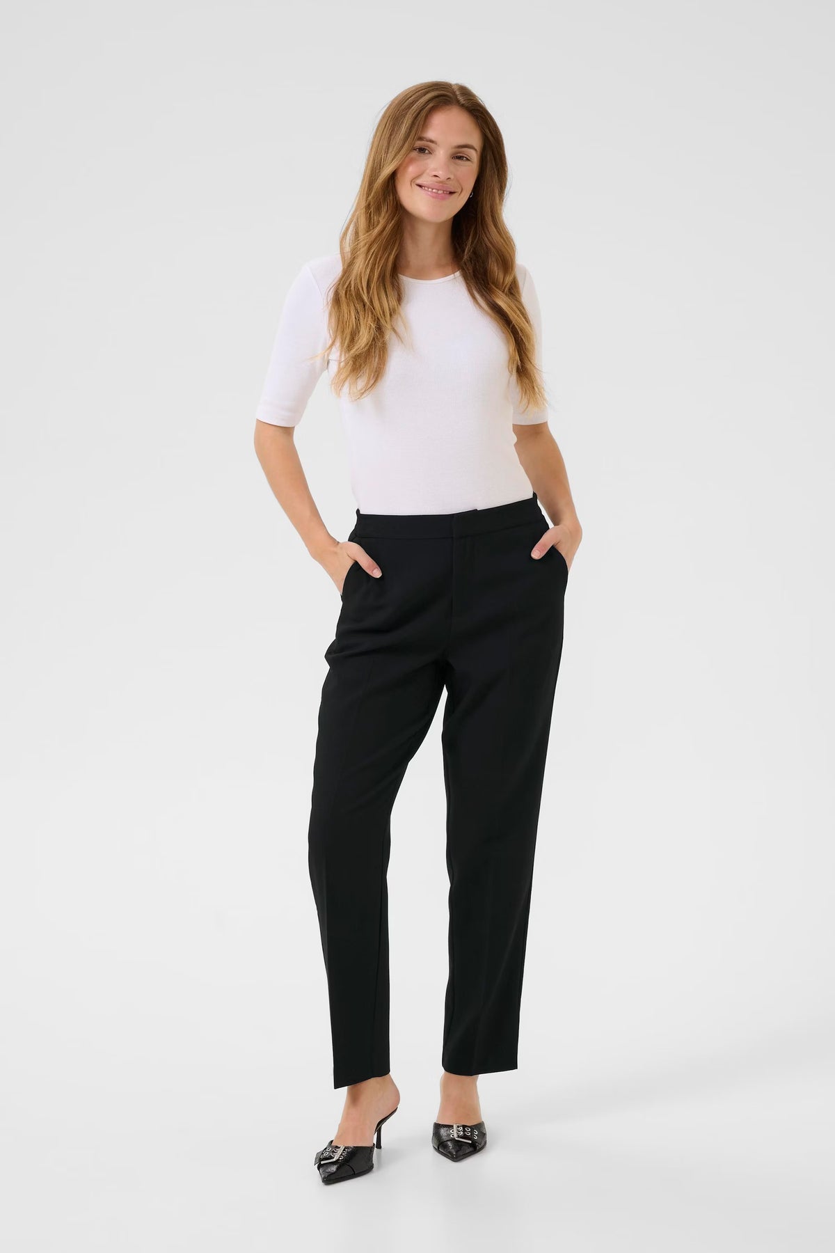 KA Hella Pantalon coupe droite, taille mi-haute