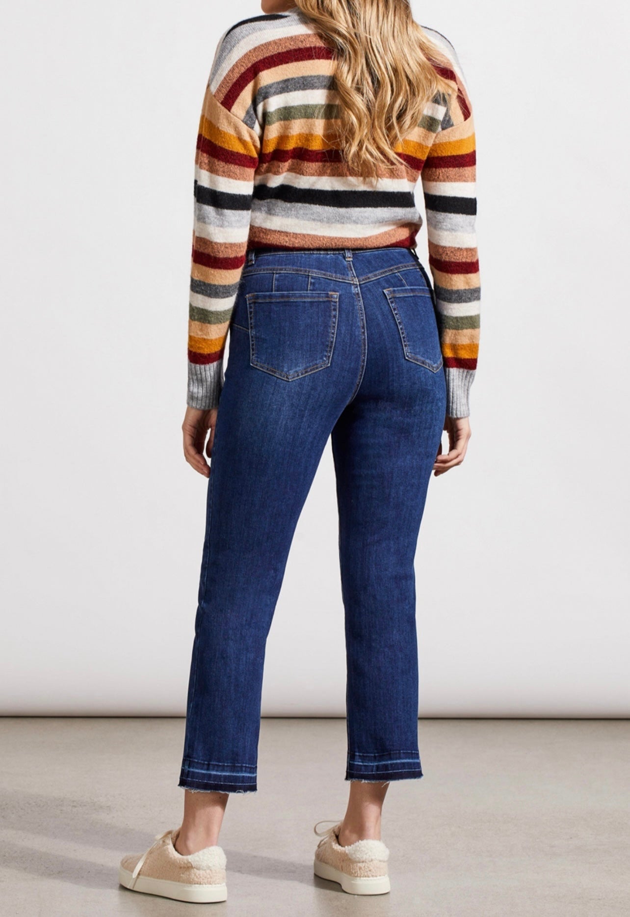 Sophia jeans curvy fit, jambe étroite, semi-évasé, à la cheville