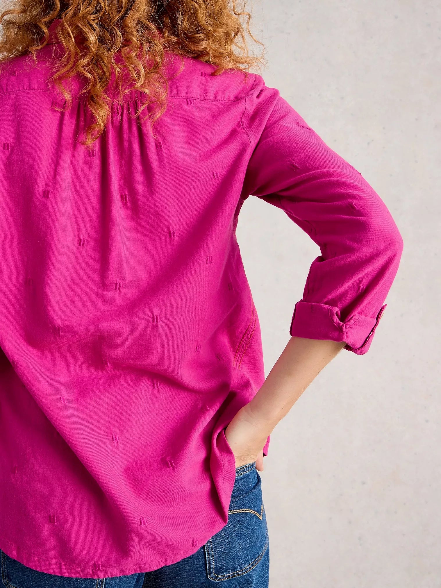 Chemisier Sophie fushia