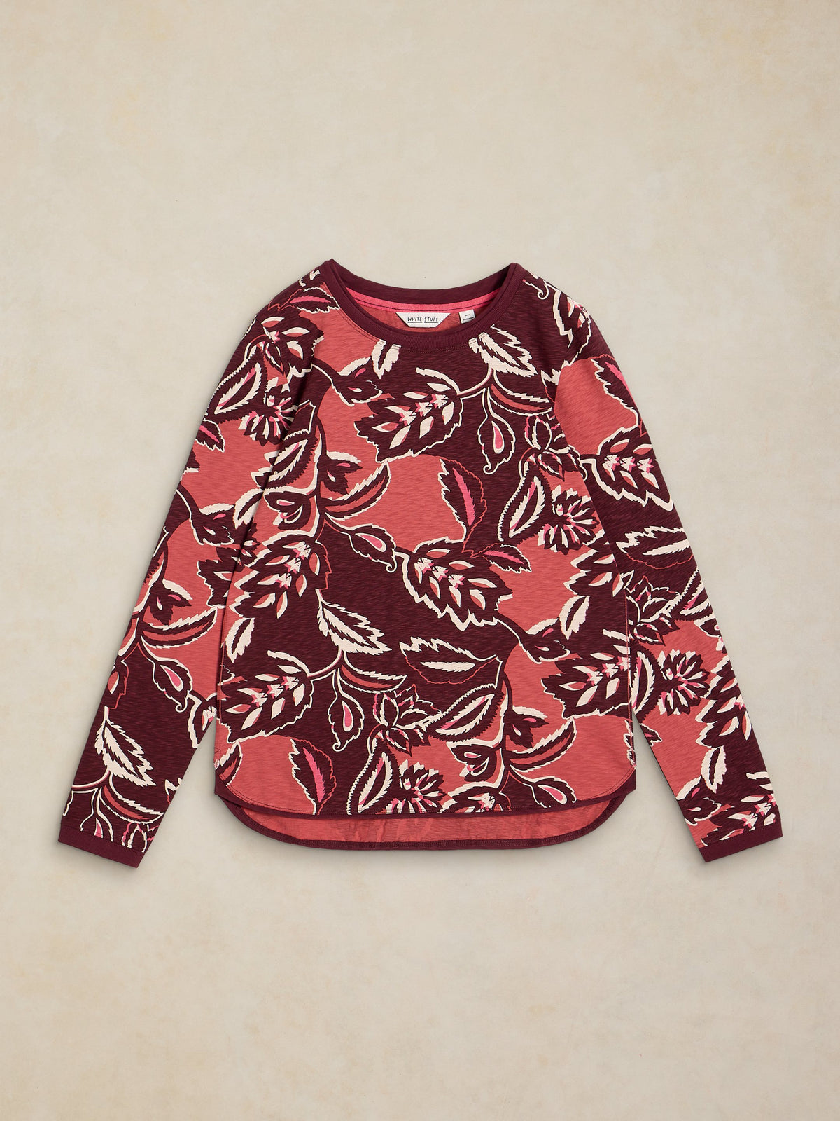 Pull Clara couleur prune multicolore