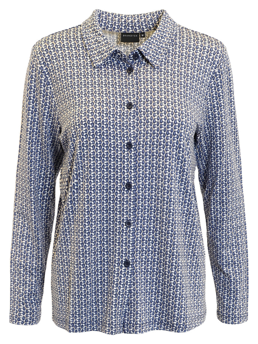 Chemise à motifs ovales