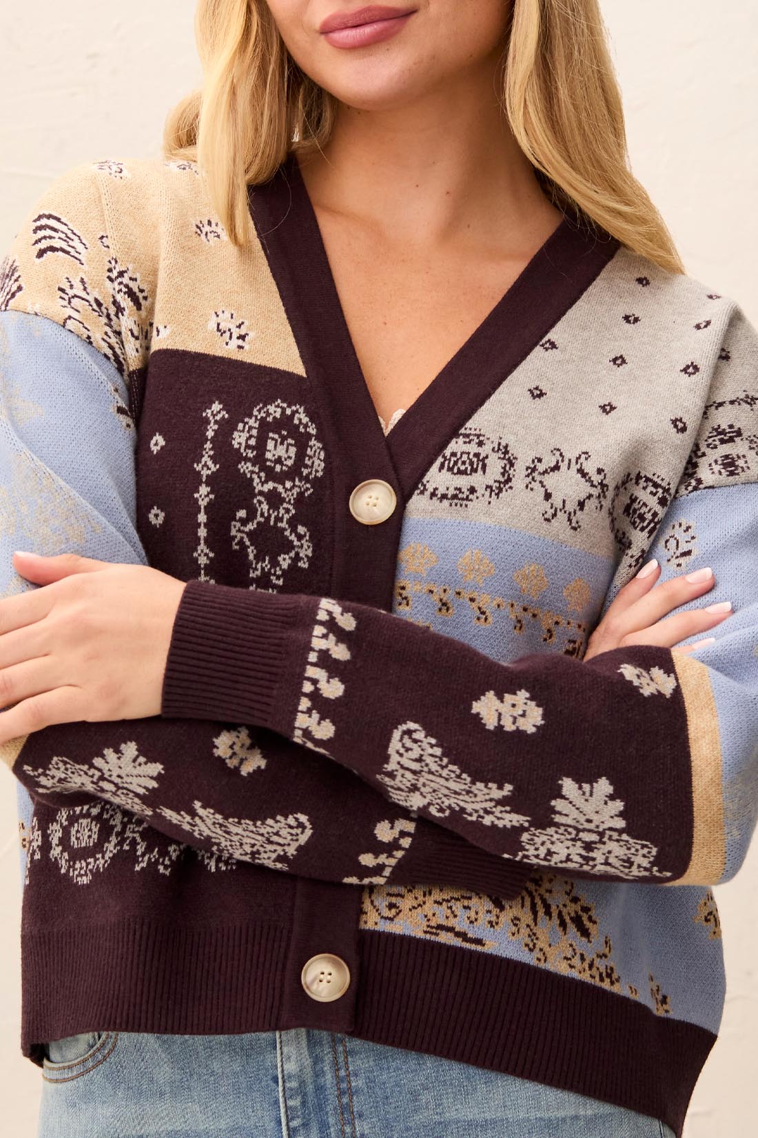 Cardigan patchwork