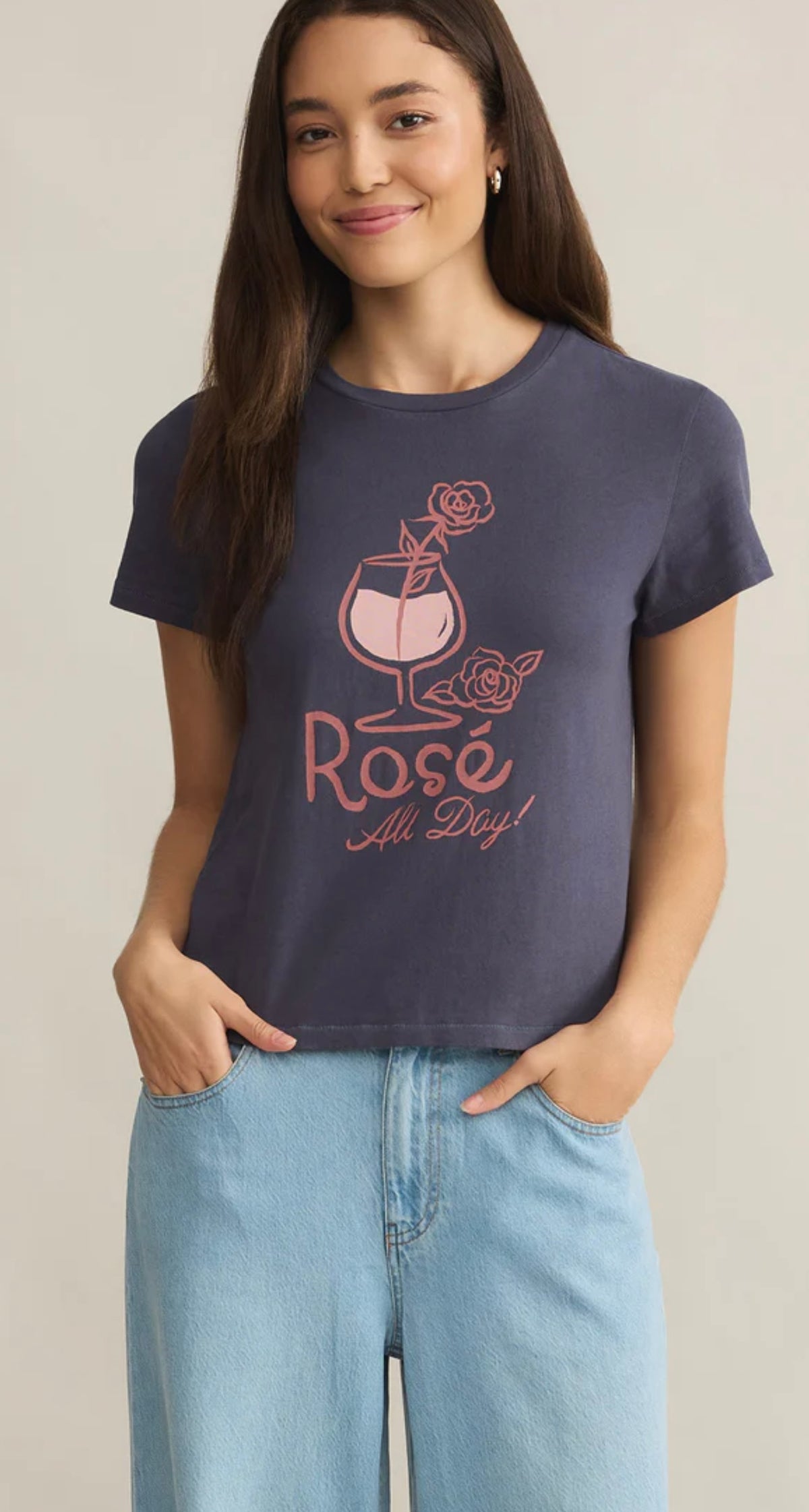 Z Supply T-Shirt Rosé all day