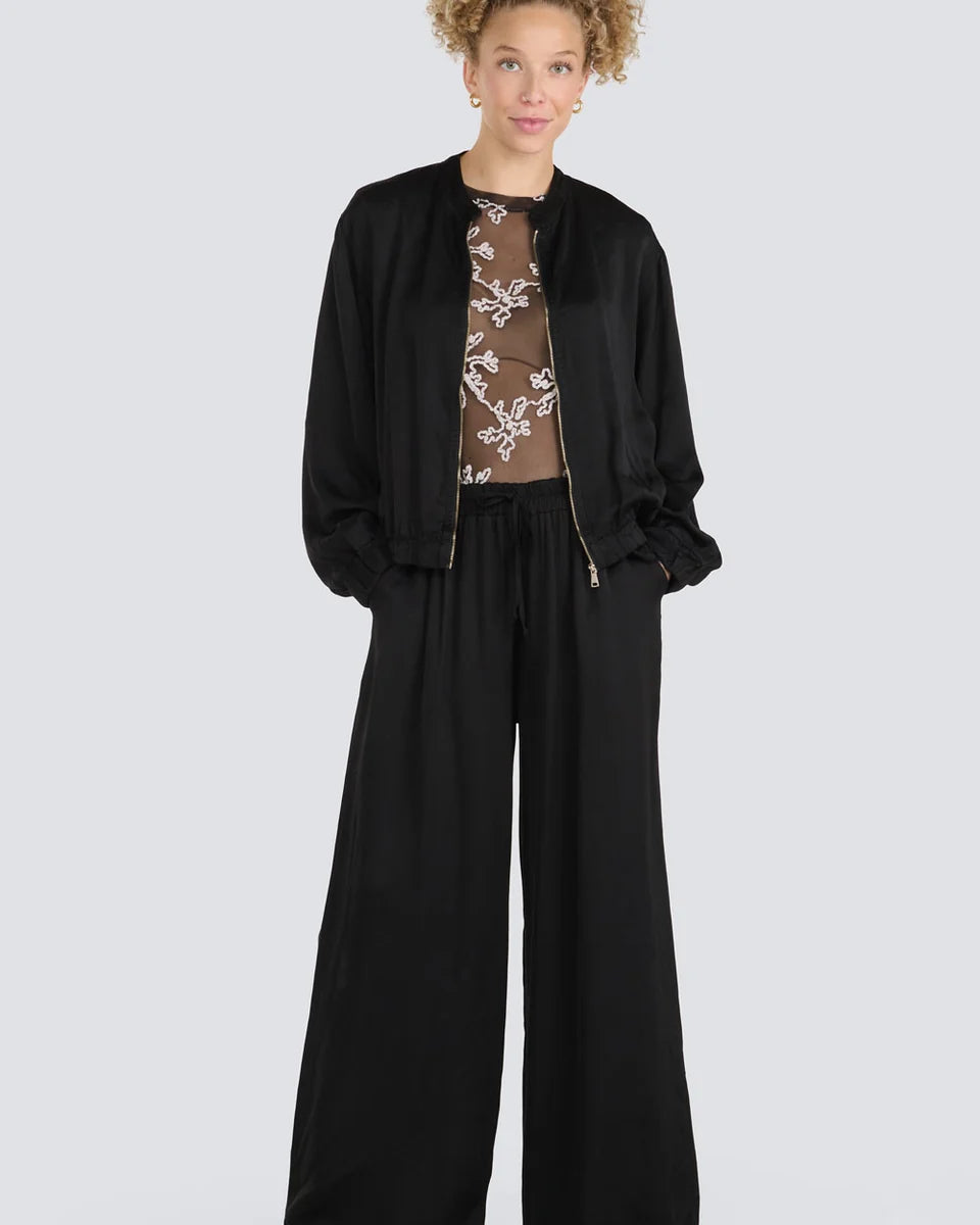Veste zippée noire