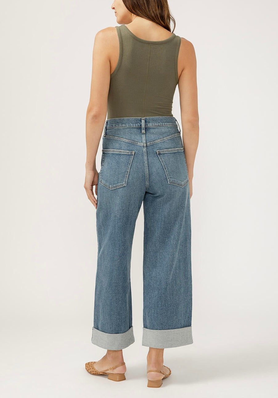 Be easy jeans, jambe large