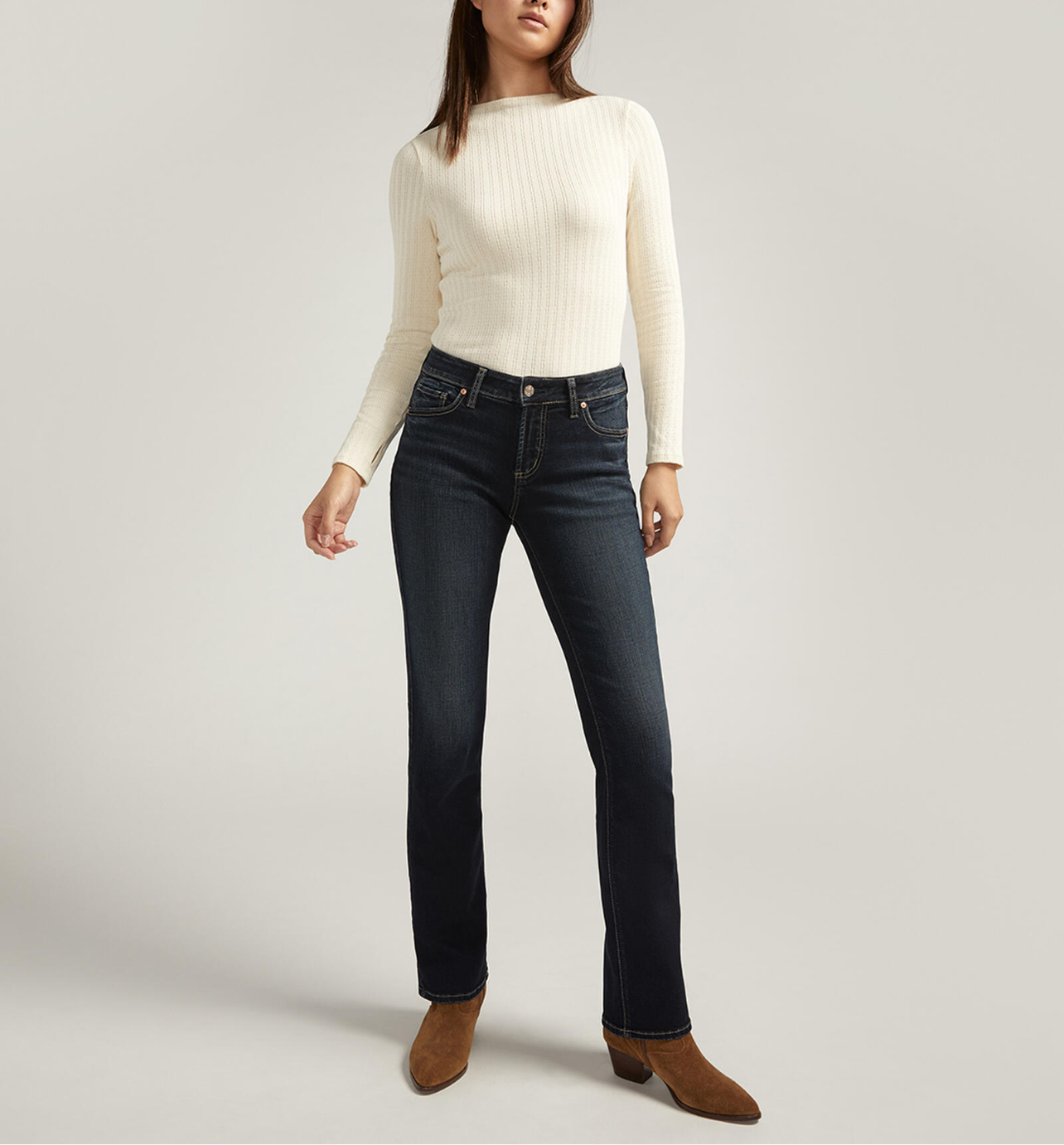 Elyse jambe étroite, semi-évasée (slim boot)