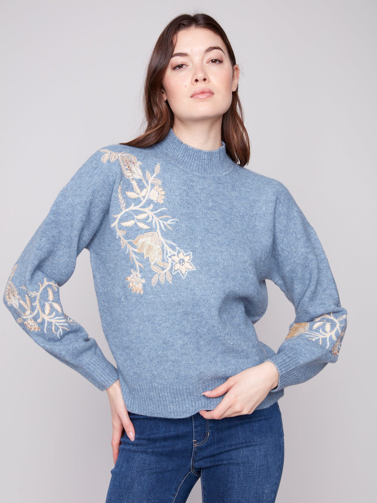 CB Chandail avec broderie, choix de couleurs