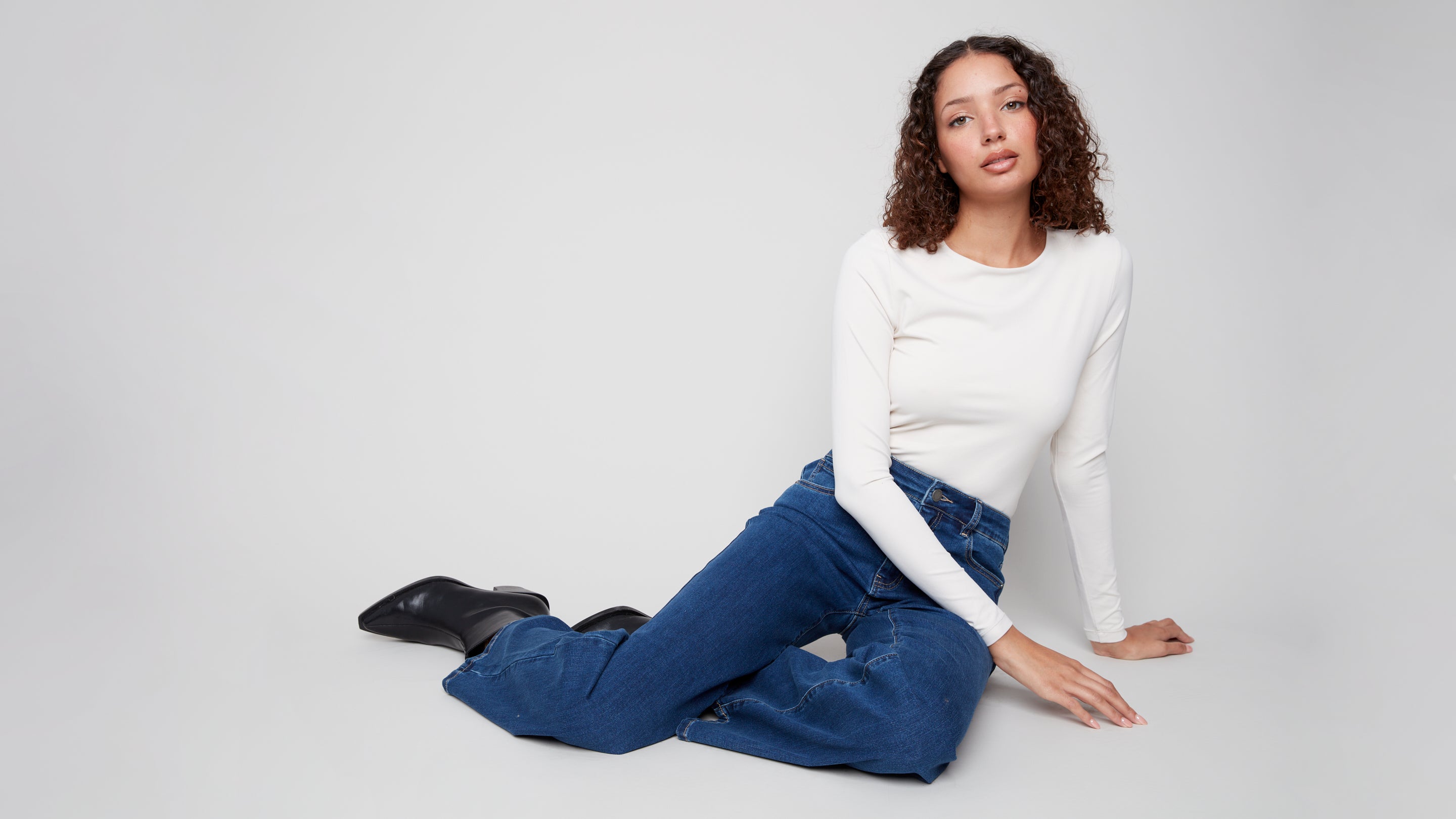 Chandail Chloé jambe large indigo