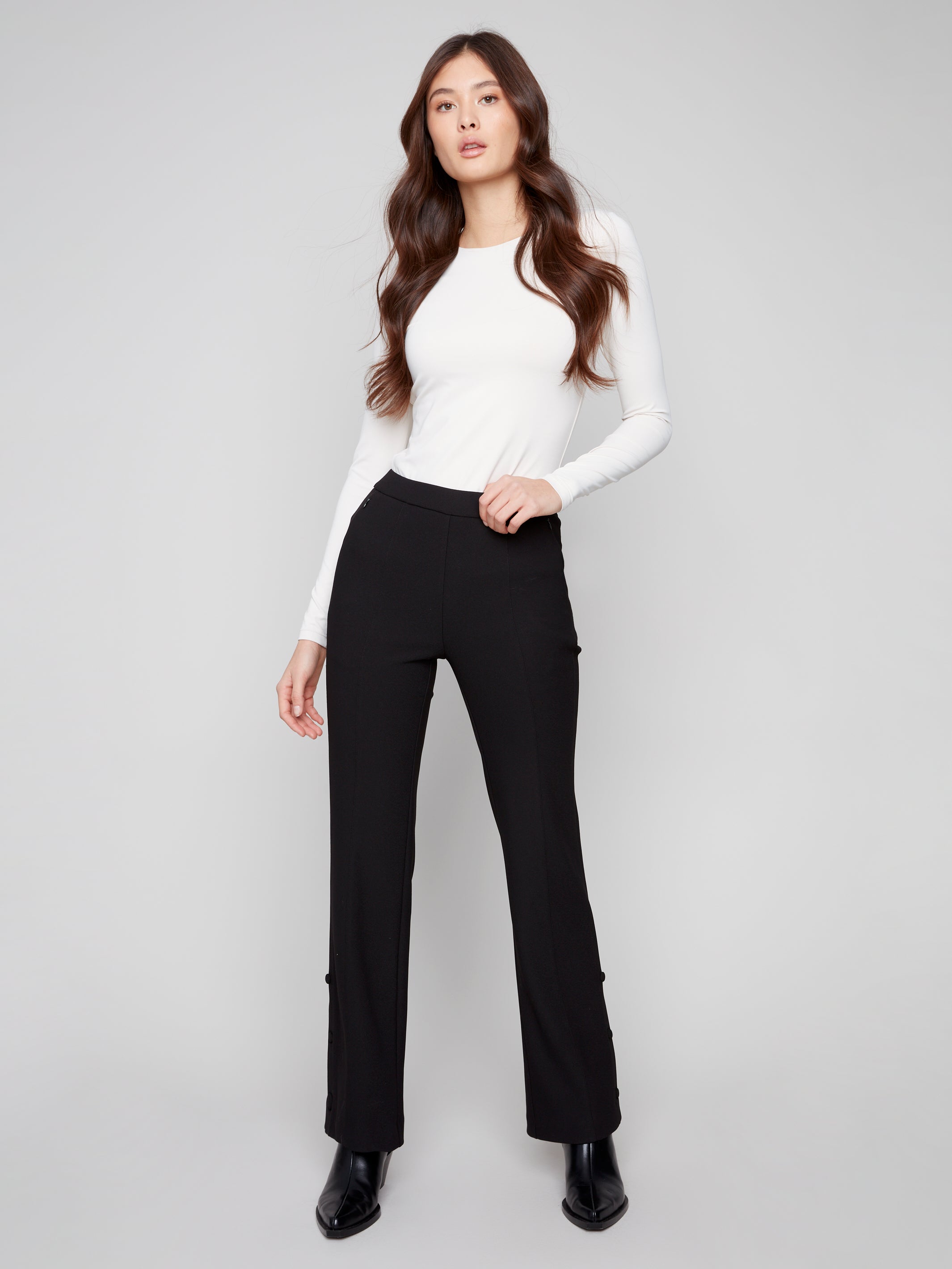Pantalon jambes évasées