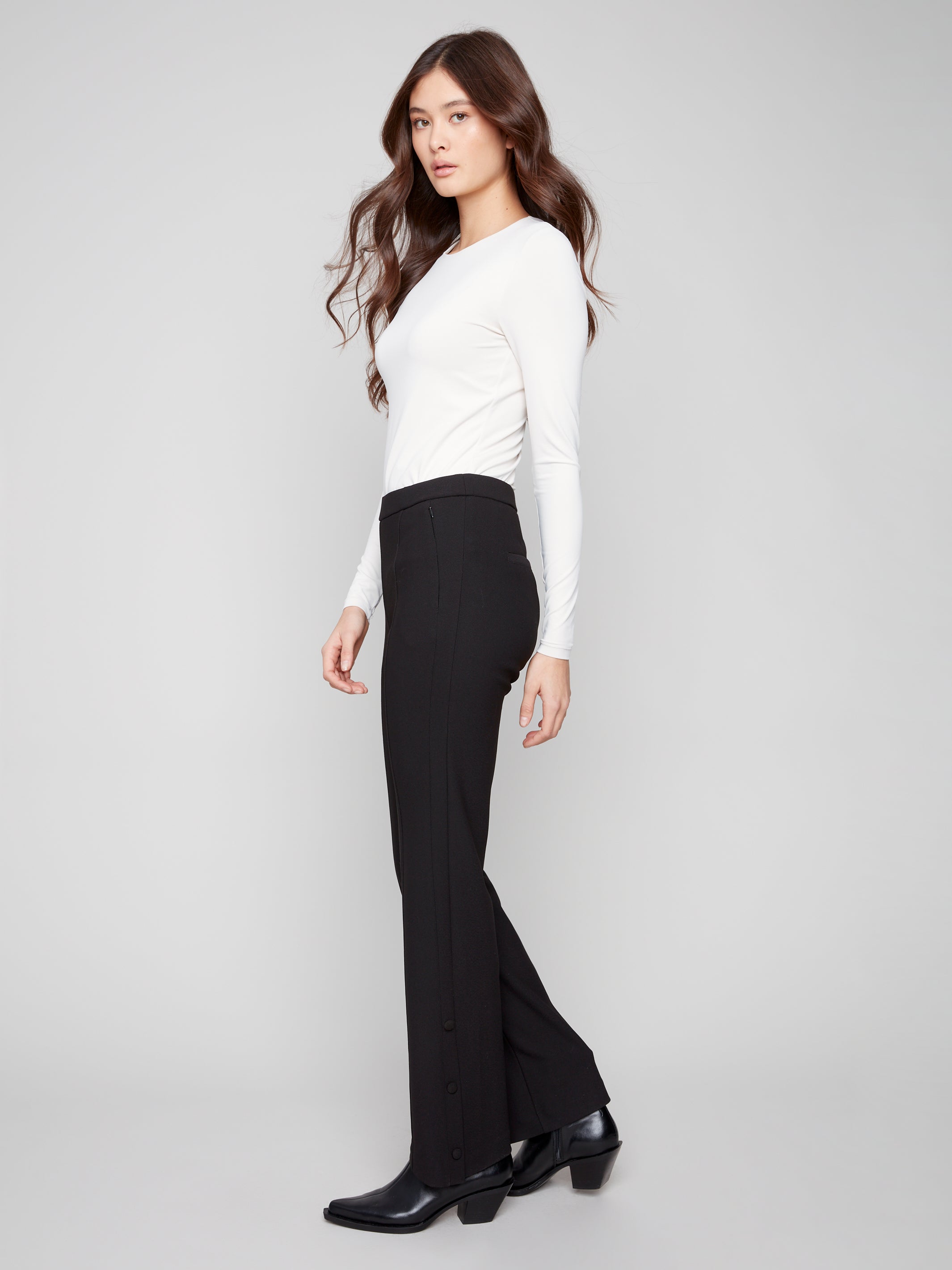 Pantalon jambes évasées