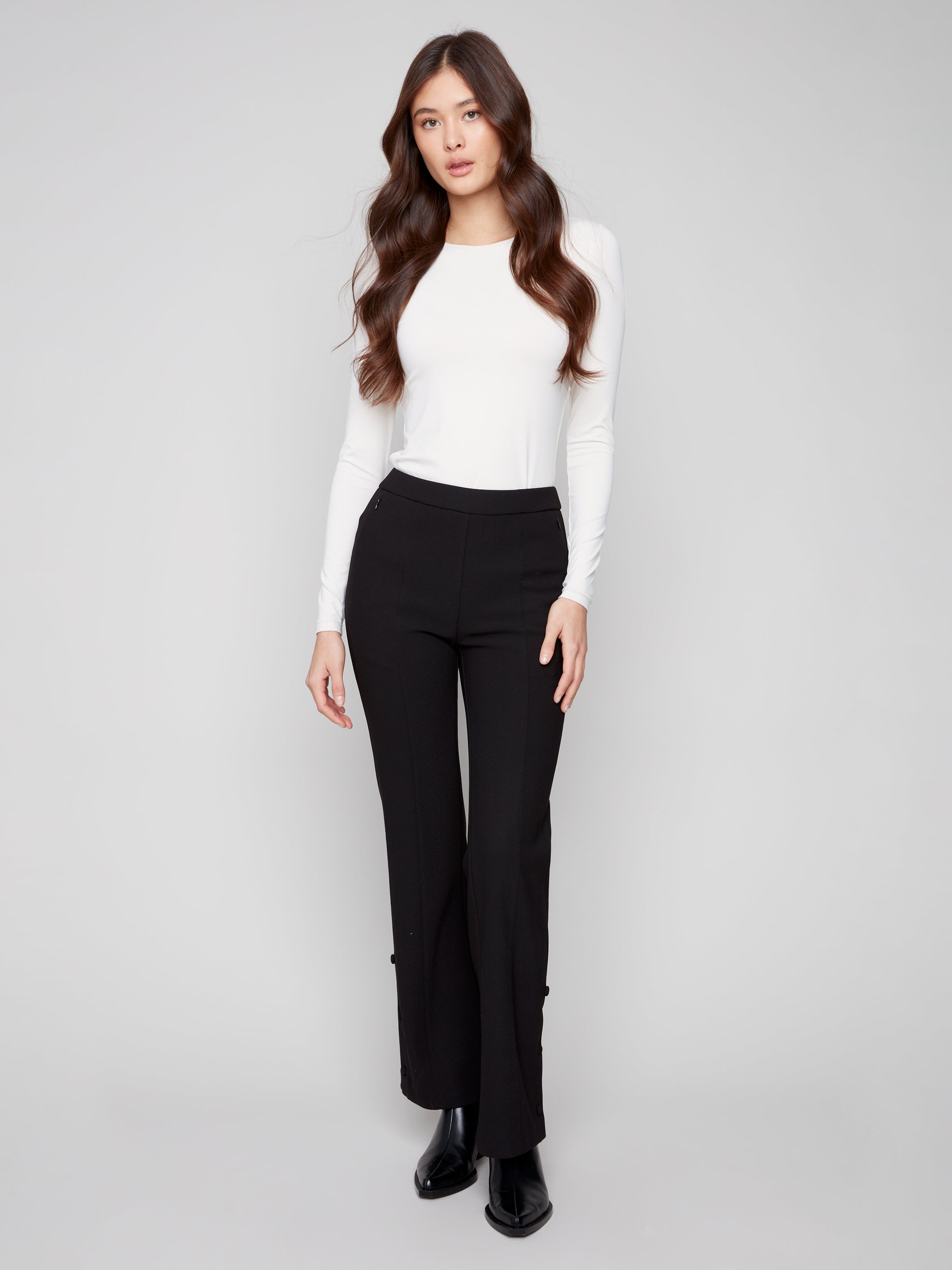 Pantalon jambes évasées