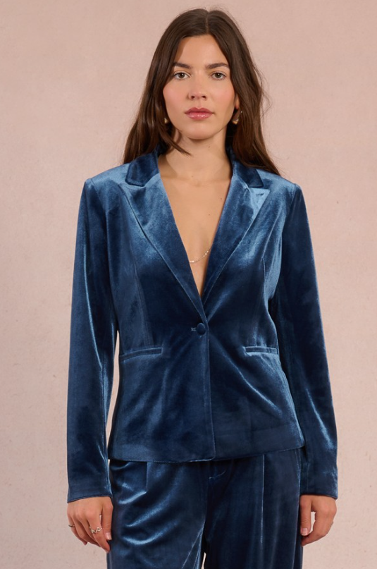 MB Veston droit en velours