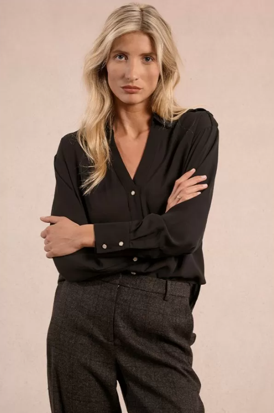 MB Chemise fluide en semi-transparence