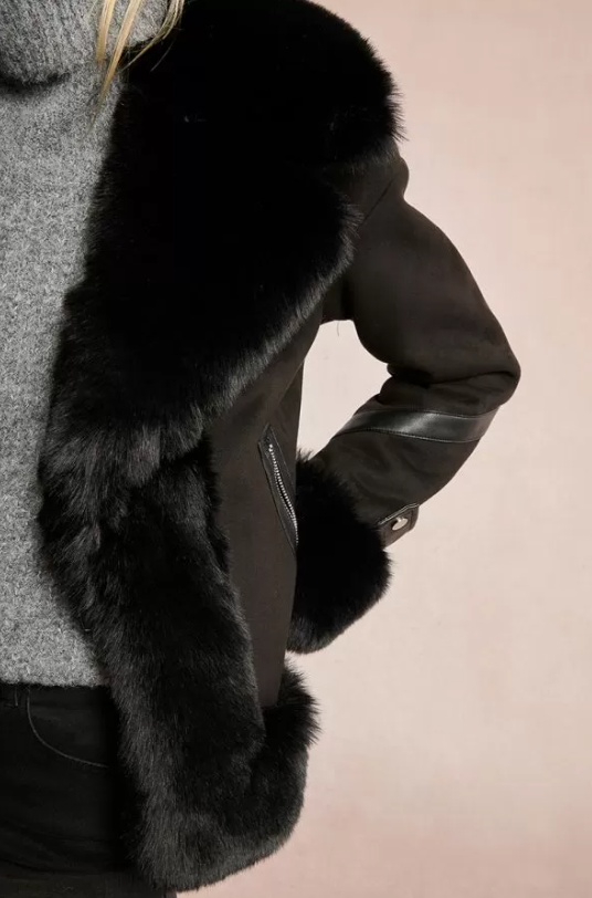 Veste type aviateur