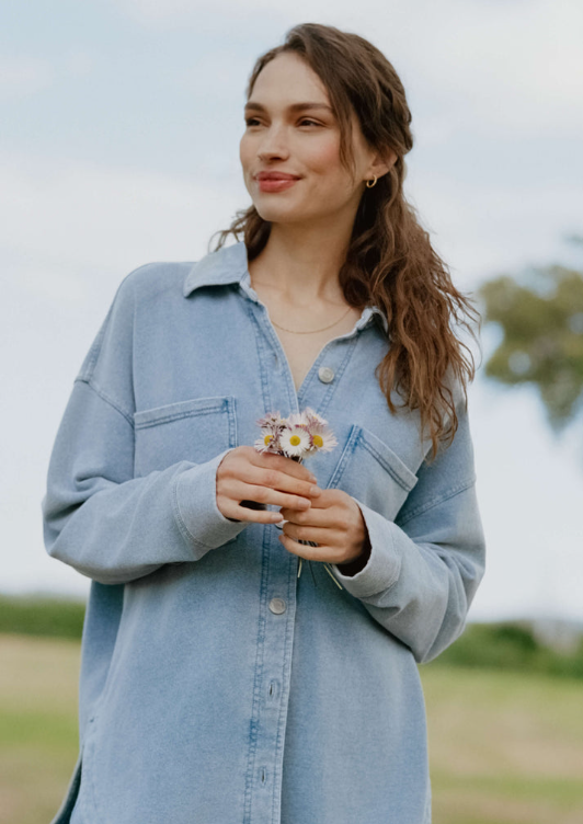 Veste Denim All Day - Ocean Air Indigo