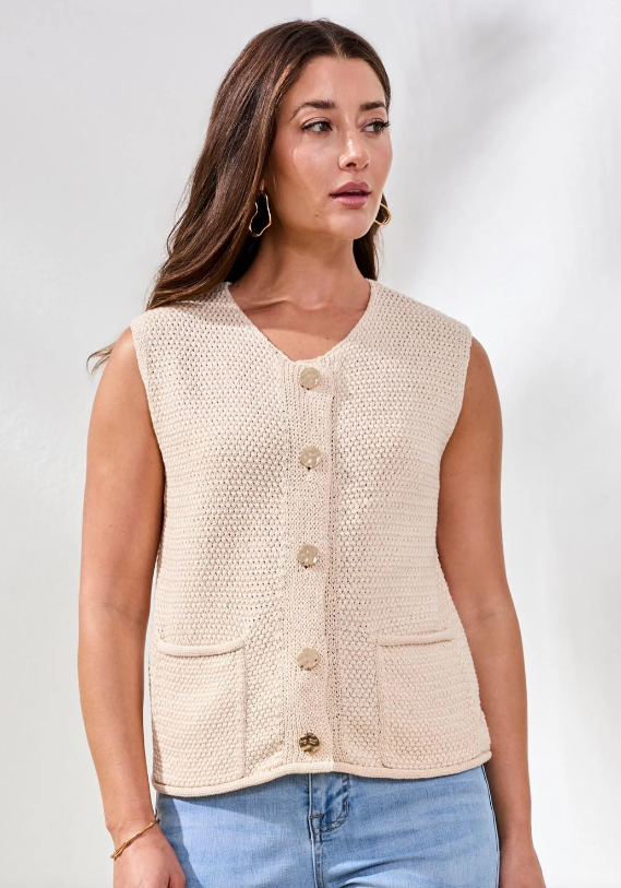 Veste sans manches 6208O | Cococream