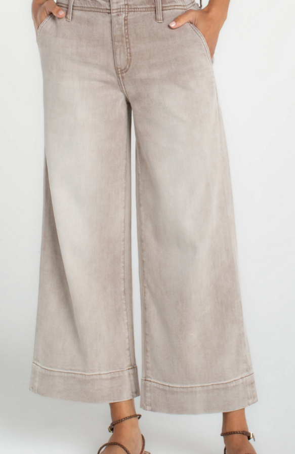 Liverpool| Pantalon à jambe large Weekender | ANTIQUE KHAKI | LM7B19WSV
