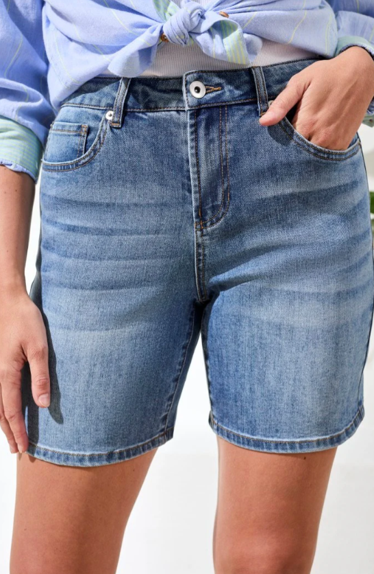 Tribal | Short 6188O | Pebbleblue