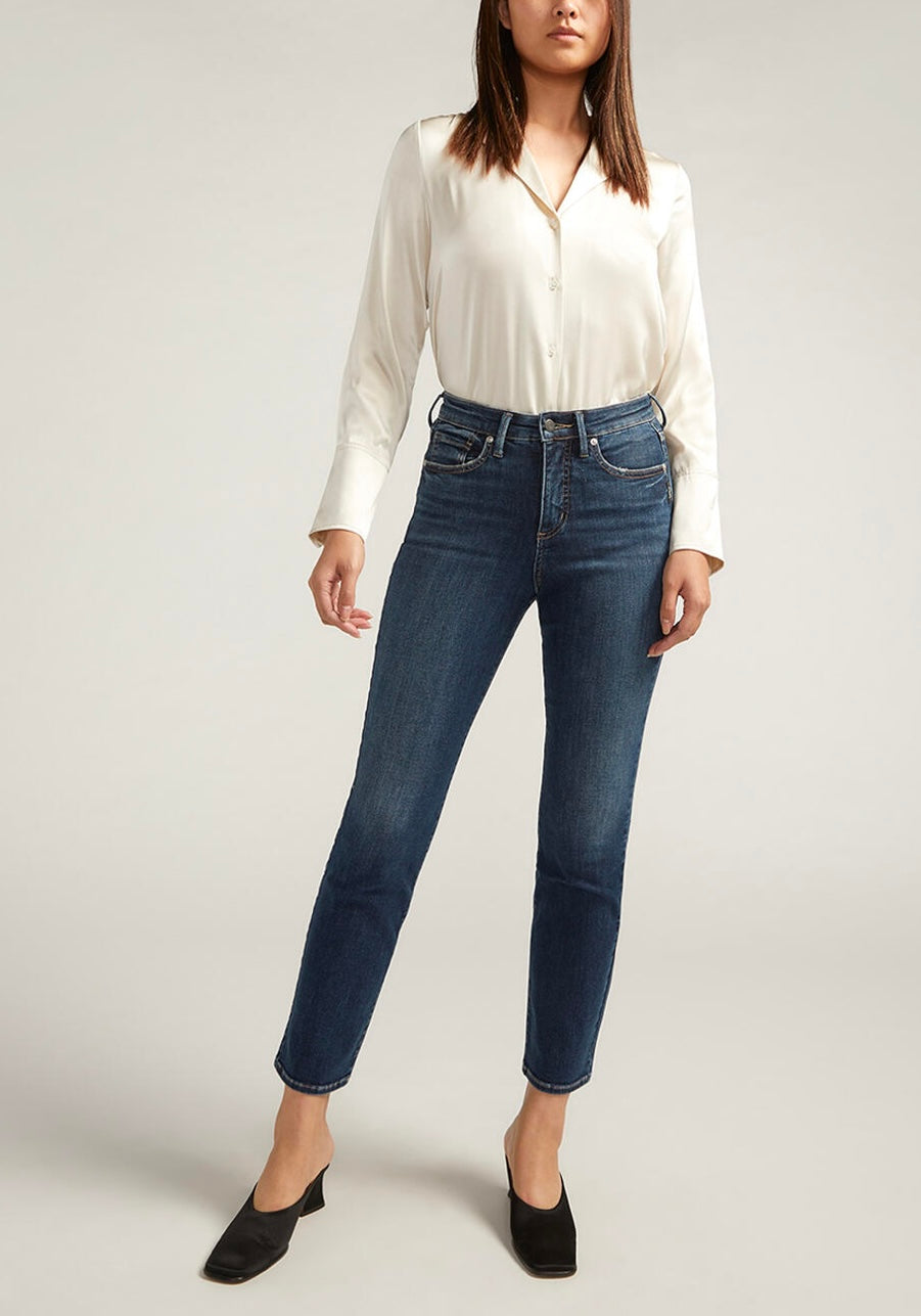 Isbister jambe droite, taille haute (straight leg)