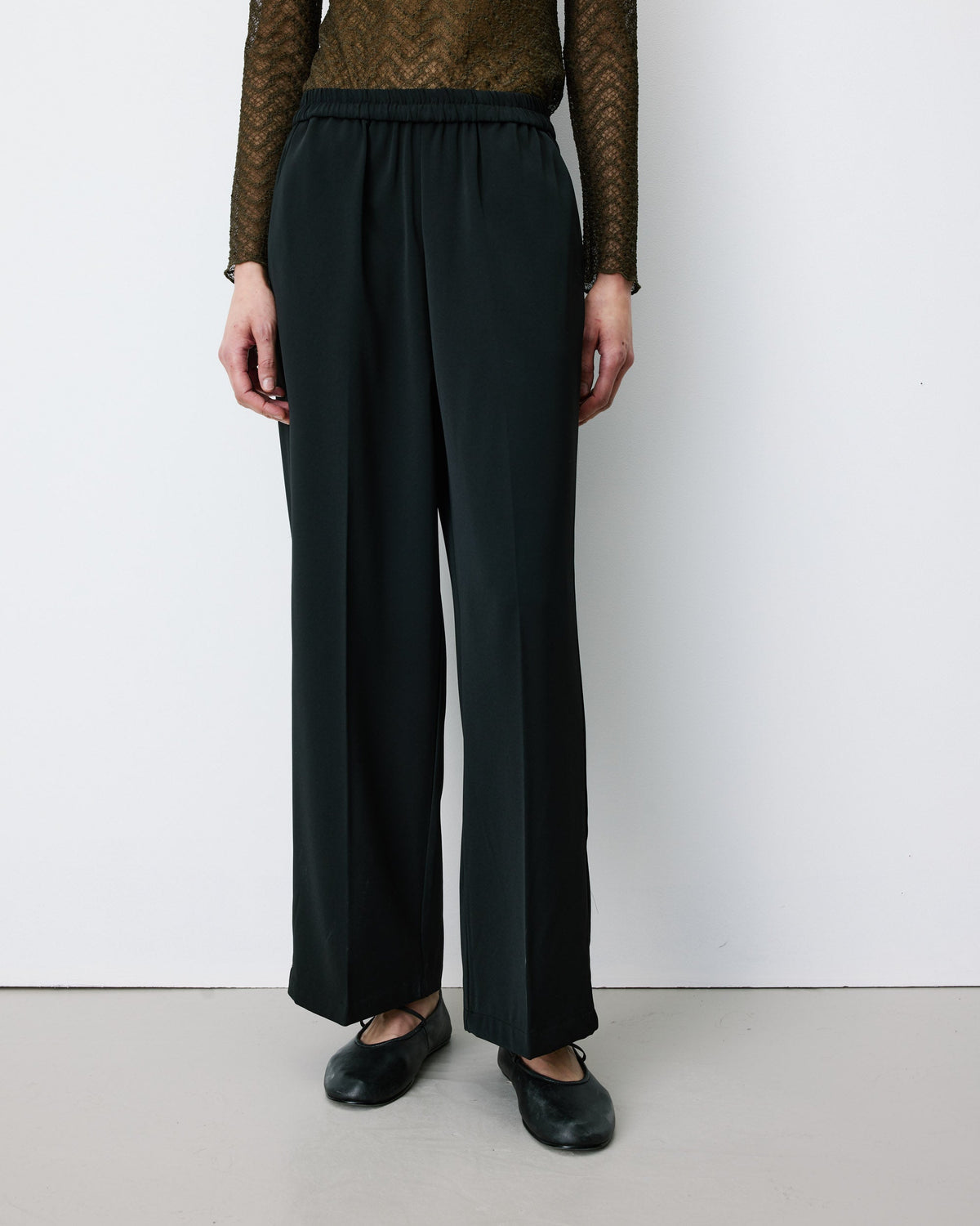 Pantalon fluide Noblesse couleur noire